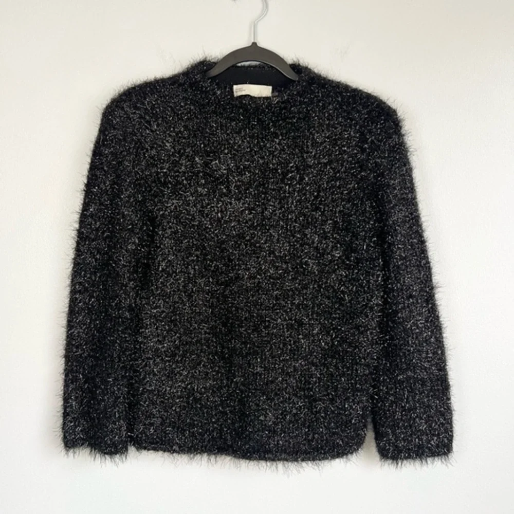 Tory Burch Size S • Mockneck Knit Sweater Black.